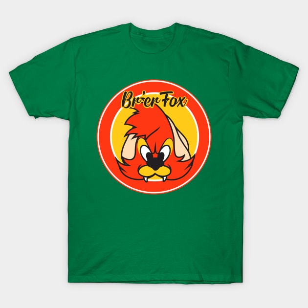 The Fox Patch Logo T-Shirt by DeepDiveThreads